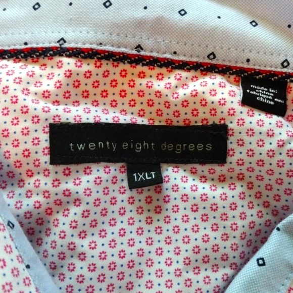 Twenty Eight Degrees Men's Shirt NWOT - Picture 5 of 6